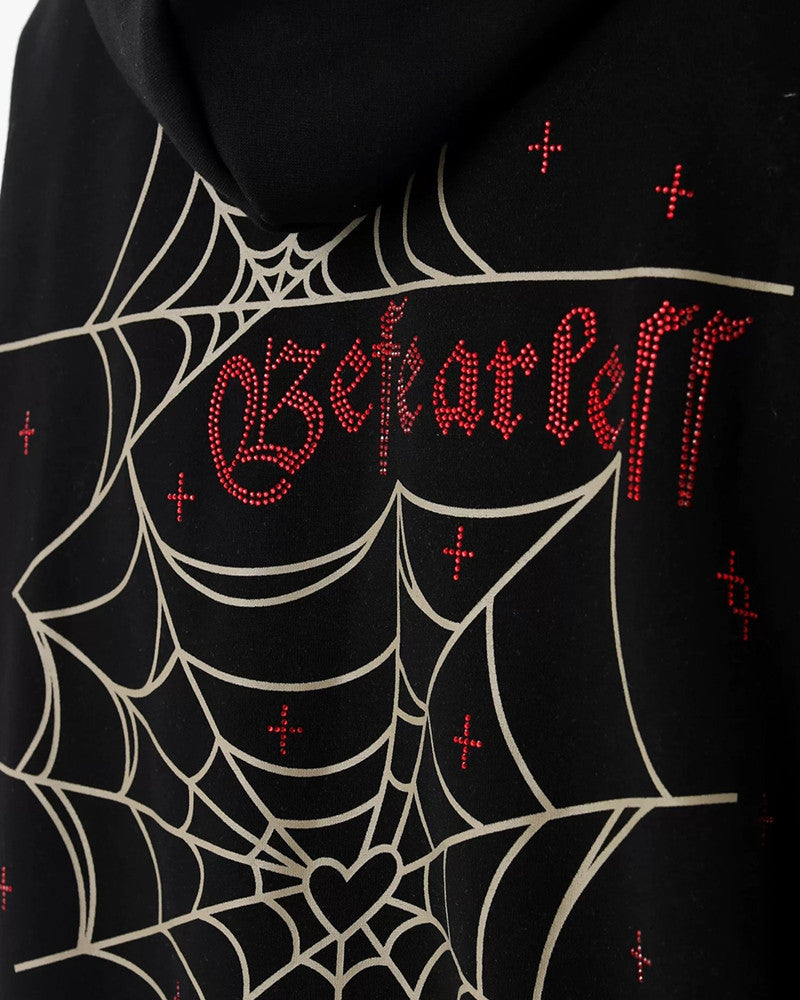 Streetwear Hip-Hop Spider Y2K Hoodie