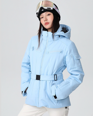 Ski Wear Stretch Fabric Slim Fit Ski Jacket -Women's