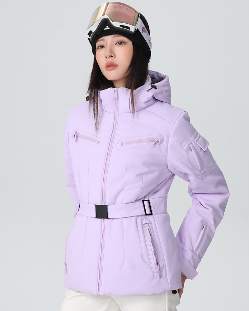 Ski Wear Stretch Fabric Slim Fit Ski Jacket -Women's