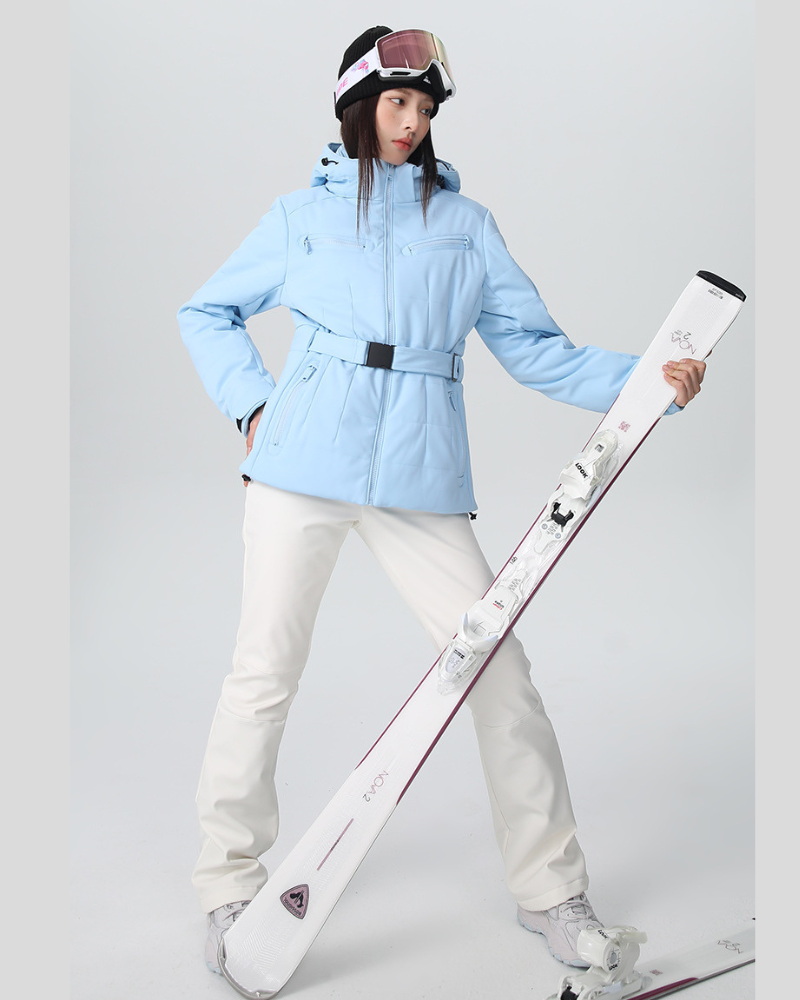 Ski Wear Stretch Fabric Slim Fit Ski Jacket -Women's
