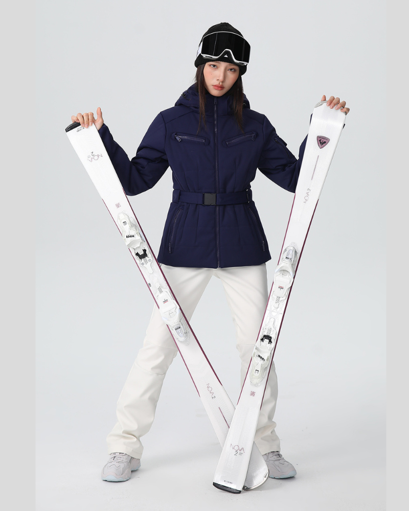 Ski Wear Stretch Fabric Slim Fit Ski Jacket -Women's