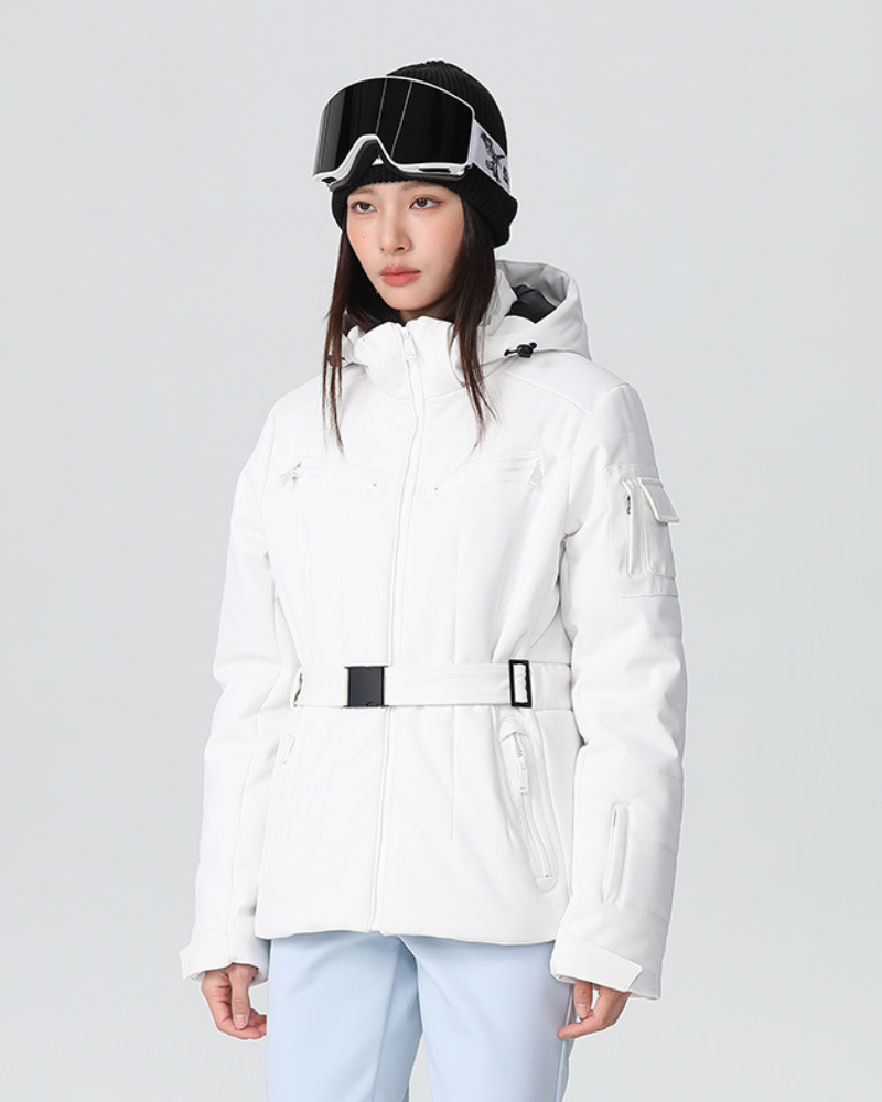 Ski Wear Stretch Fabric Slim Fit Ski Jacket -Women's
