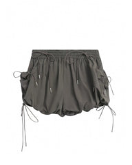 Summer Knot Tie Bubble Cargo Shorts