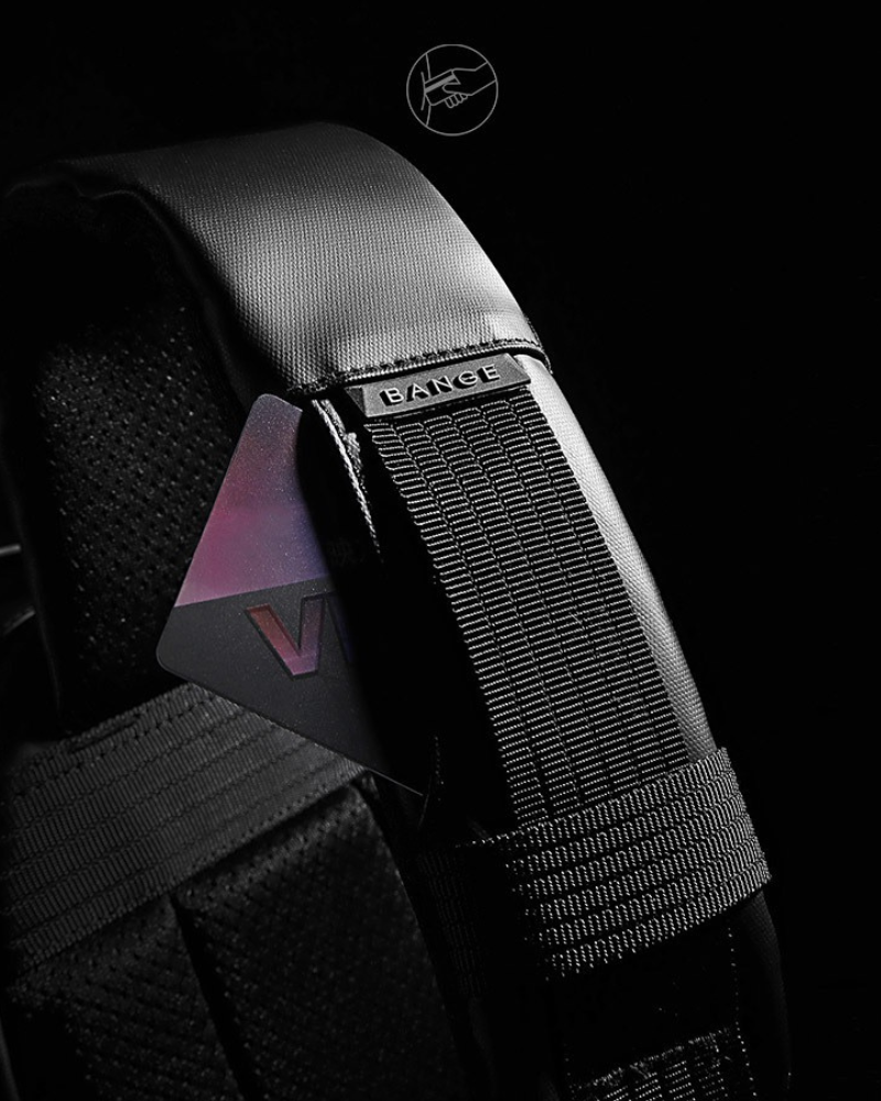 Hard Shell Polyhedron Sling Backpack