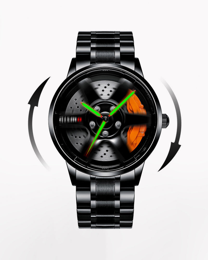 3D Hollow Out Spinning Luminous Watch