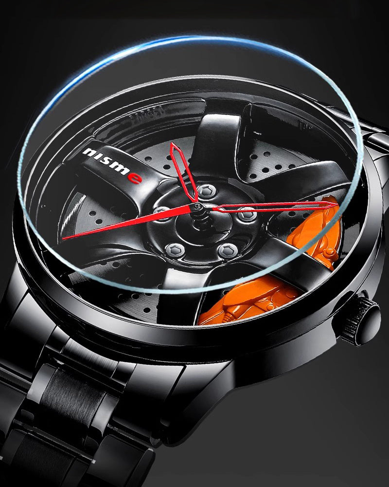 3D Hollow Out Spinning Luminous Watch