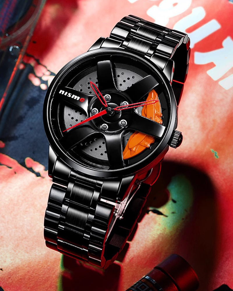 3D Hollow Out Spinning Luminous Watch