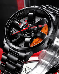 3D Hollow Out Spinning Luminous Watch