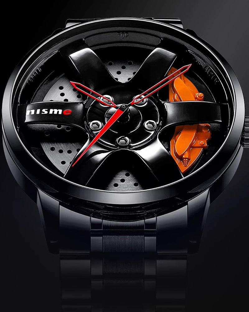 3D Hollow Out Spinning Luminous Watch