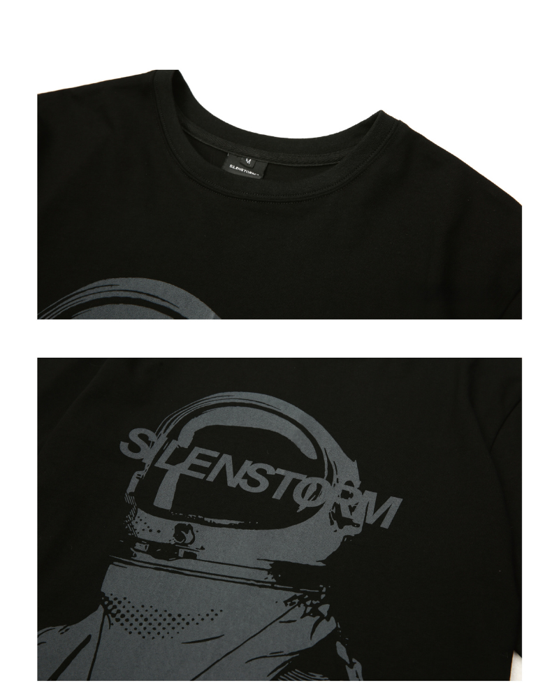 Astronaut Cotton Graphic T-shirt