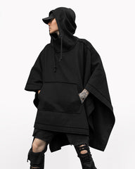 Batwing Loose Hooded Cape