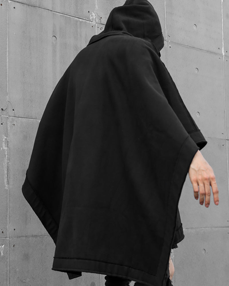 Batwing Loose Hooded Cape