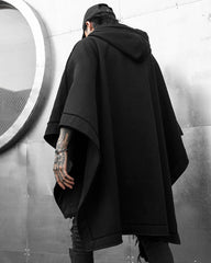 Batwing Loose Hooded Cape