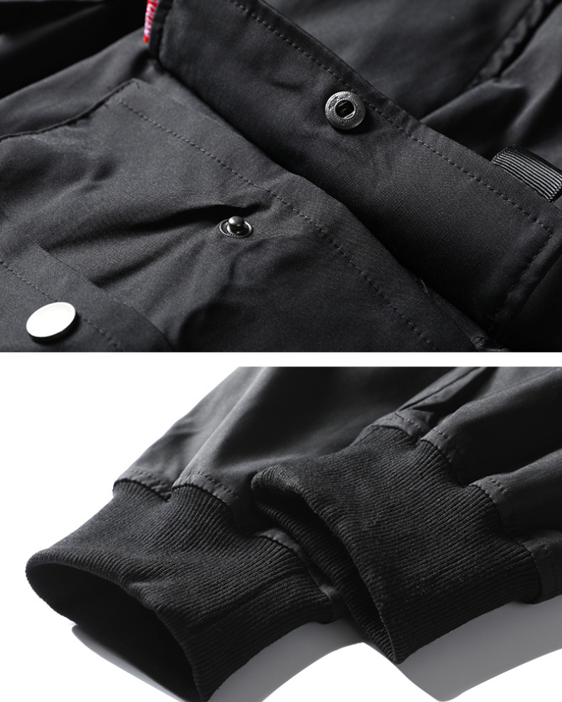 Black Slim Women Cargo Pants