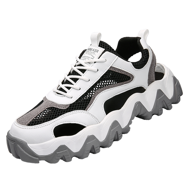 White Techwear Sandals