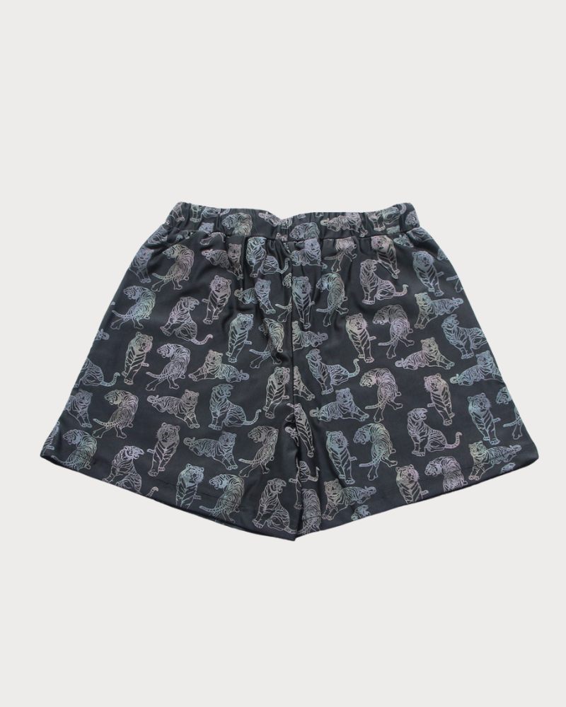 Colorful Reflective Mens Running Shorts