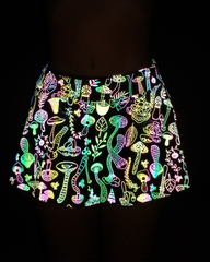 Colorful Reflective Mens Running Shorts