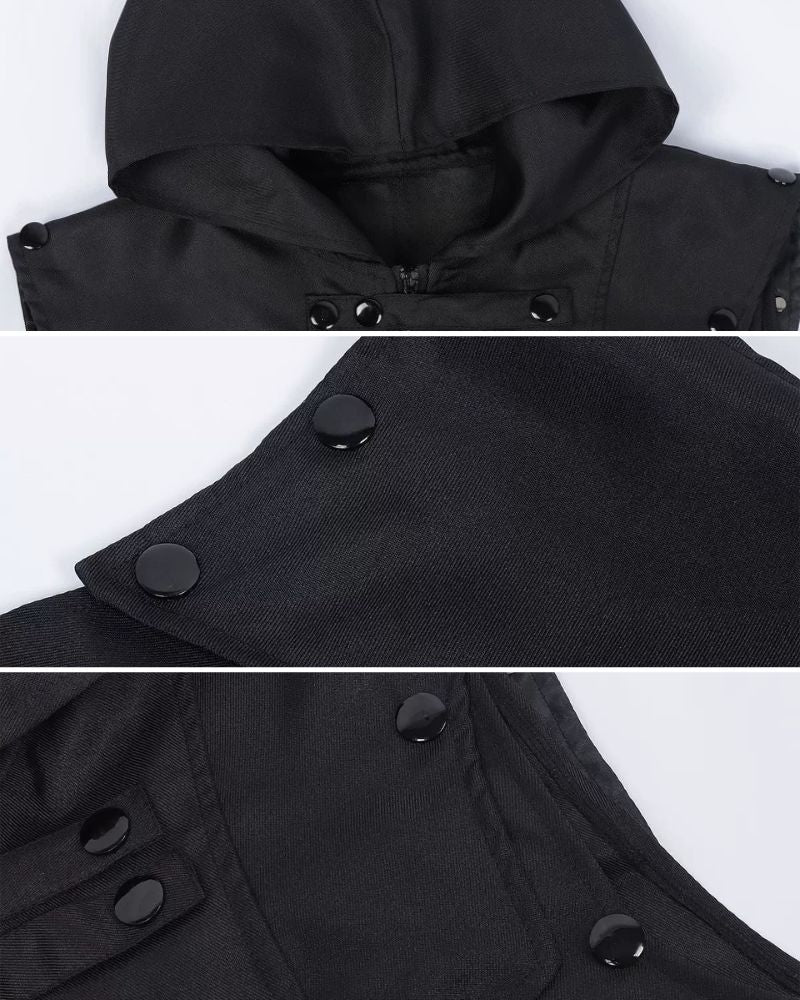 Cosplay Costume Sleeveless Long Coat