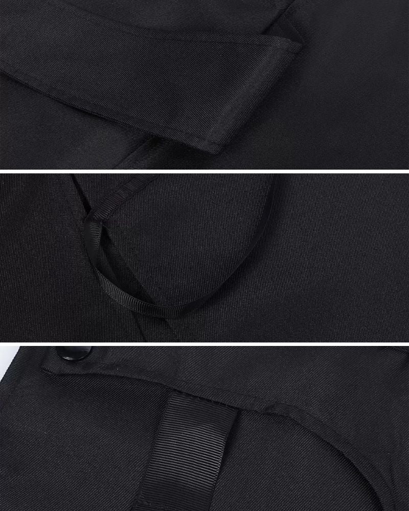 Cosplay Costume Sleeveless Long Coat