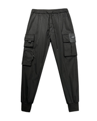Black Cargo Jogger Pants