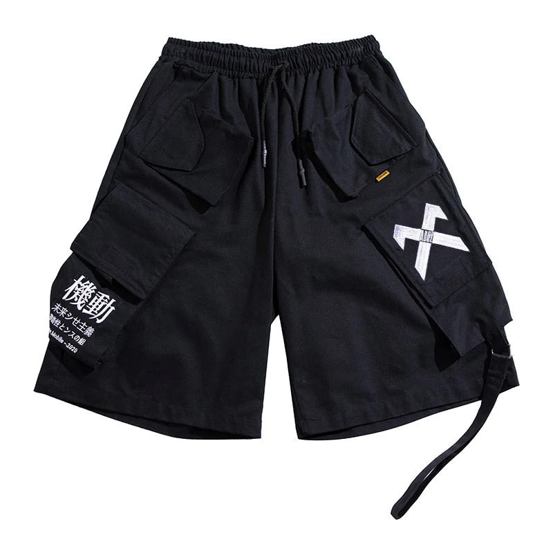 Black Kanji Shorts
