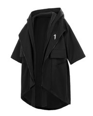 Fake Two-piece Mid-sleeve Unisex Coat