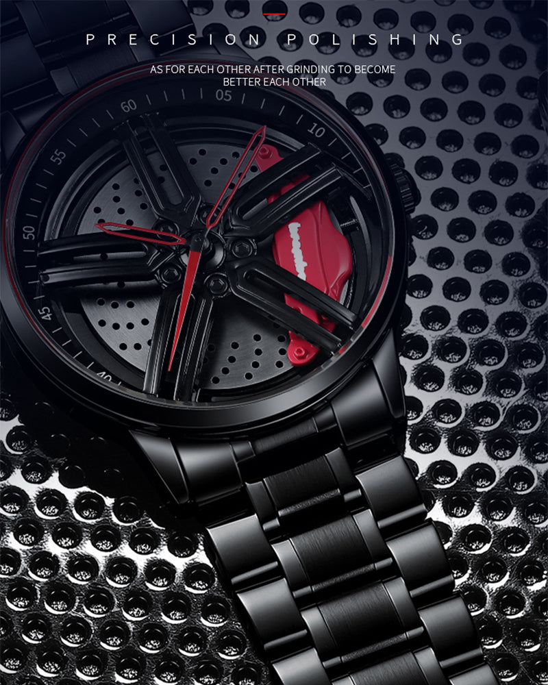 Fast & Furious Car Wheel Non Spinning Watch