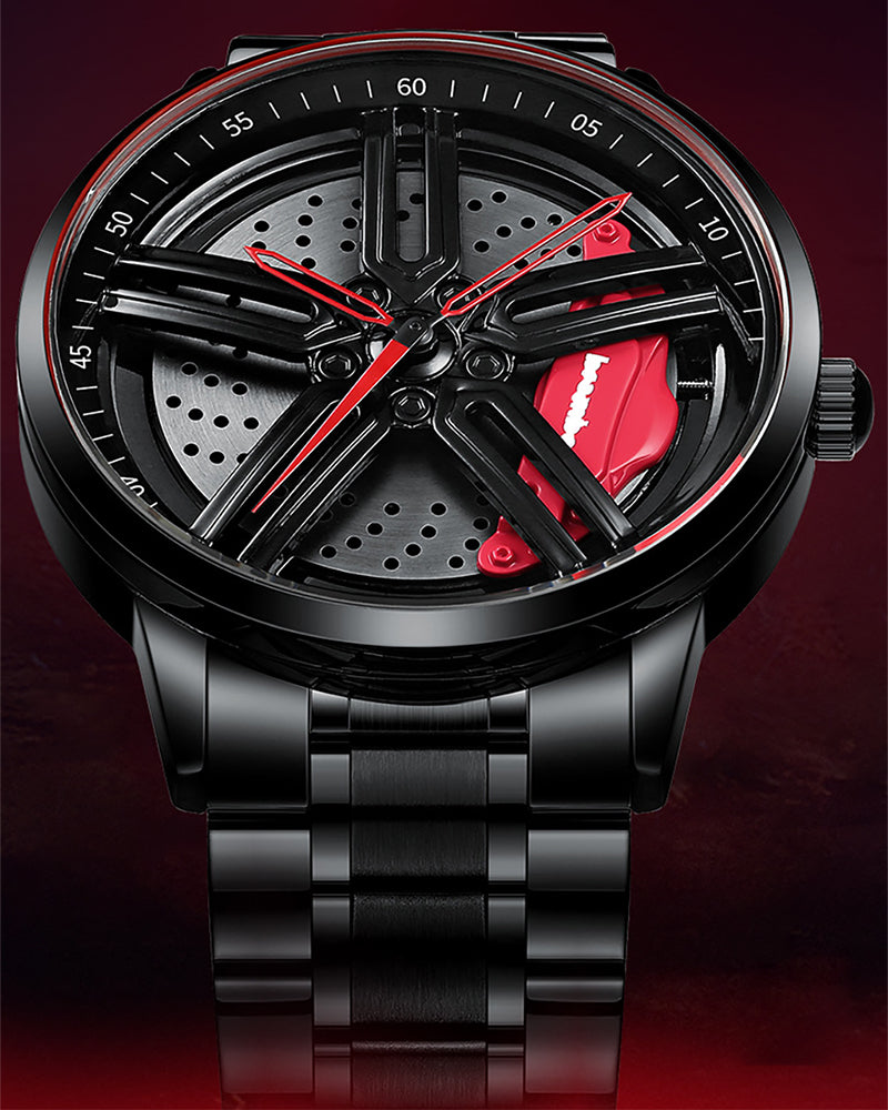 Fast & Furious Car Wheel Non Spinning Watch