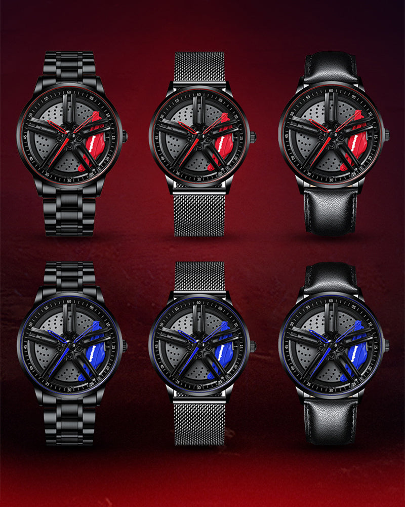 Fast & Furious Car Wheel Non Spinning Watch