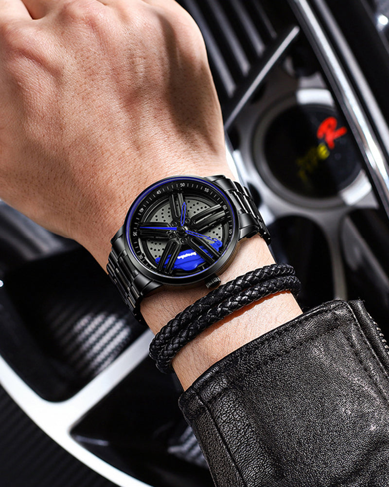Fast & Furious Car Wheel Non Spinning Watch