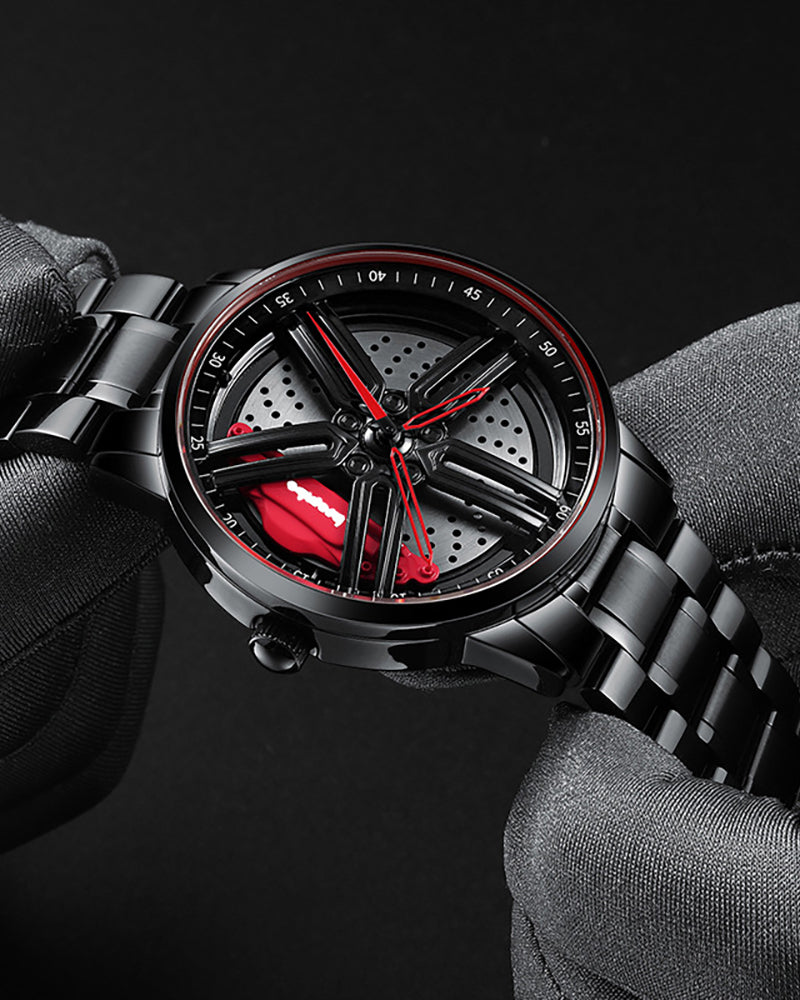 Fast & Furious Car Wheel Non Spinning Watch