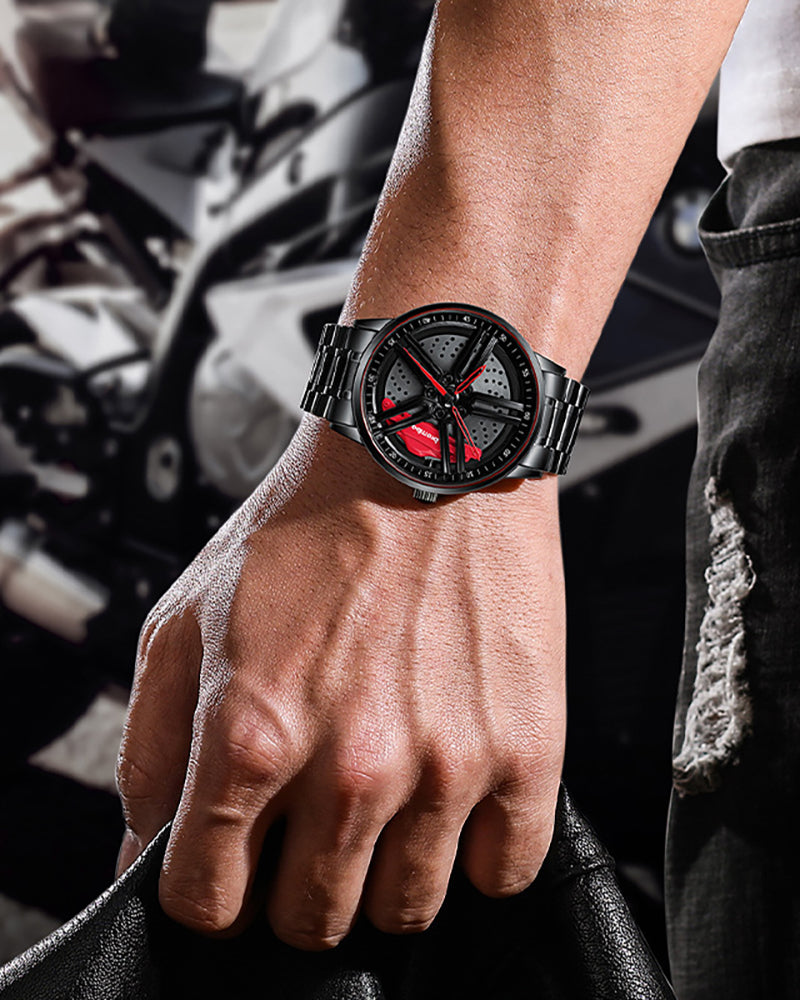 Fast & Furious Car Wheel Non Spinning Watch