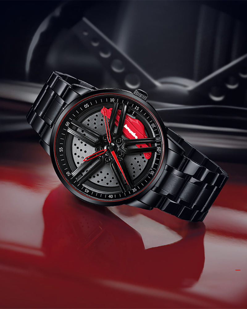 Fast & Furious Car Wheel Non Spinning Watch