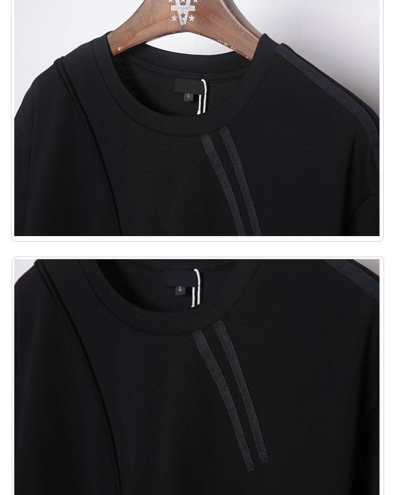 Functional Geometric Irregular T-Shirt