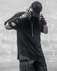 Functional Geometric Irregular T-Shirt