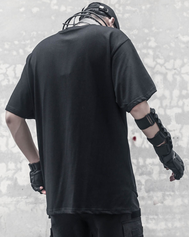 Functional Geometric Irregular T-Shirt