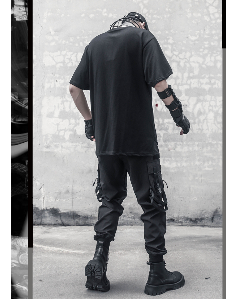 Functional Geometric Irregular T-Shirt