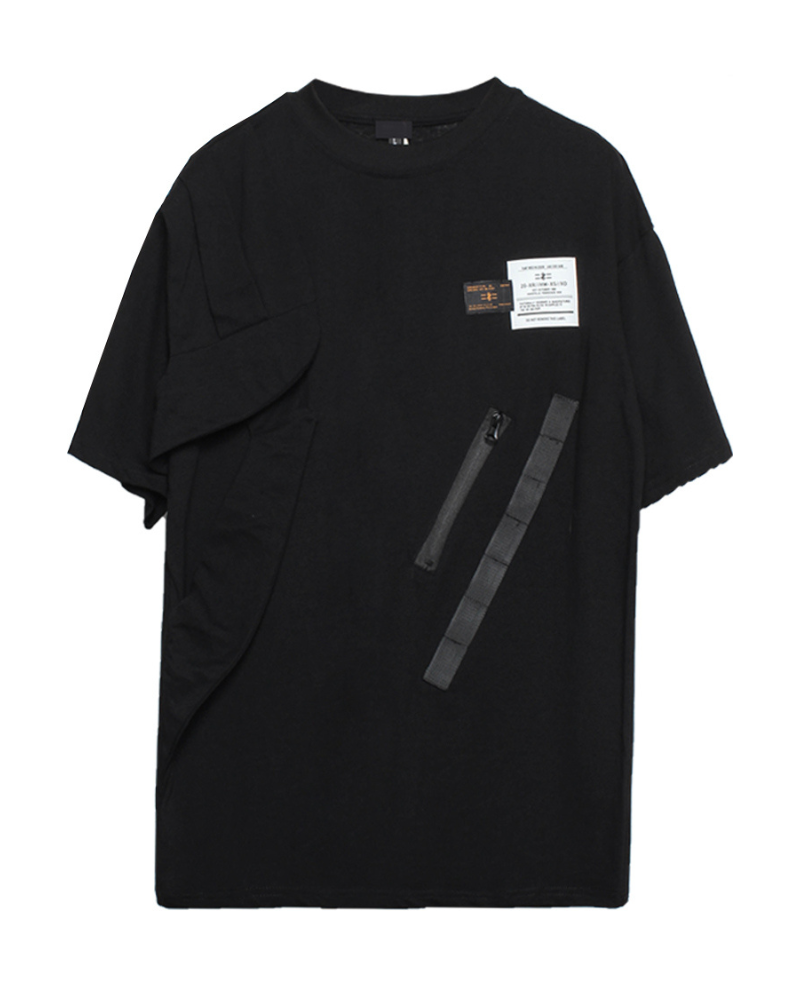 Functional Patchwork Cargo T-Shirt