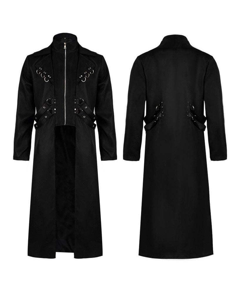 Punk Ribbons Unisex Long Coat