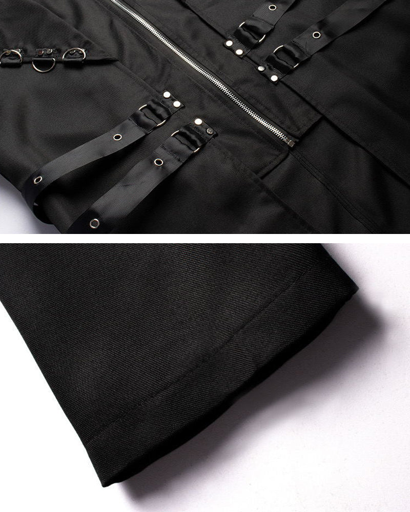 Punk Ribbons Unisex Long Coat