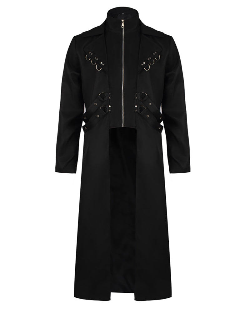 Punk Ribbons Unisex Long Coat