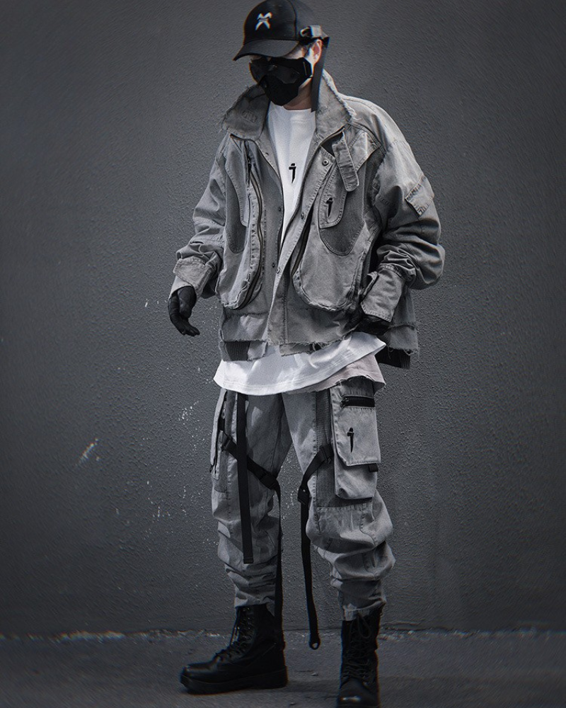 Heavy Washed Unisex Paratrooper Flight Jacket