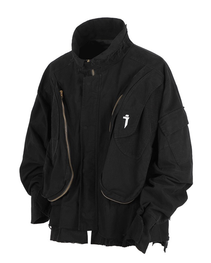 Heavy Washed Unisex Paratrooper Flight Jacket