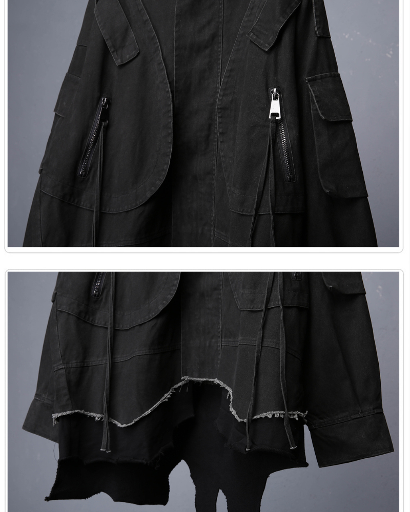 Heavyweight Fake Two-Piece Cargo Jacket