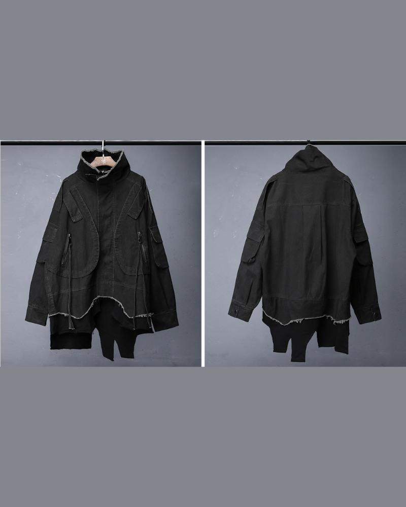 Heavyweight Fake Two-Piece Cargo Jacket