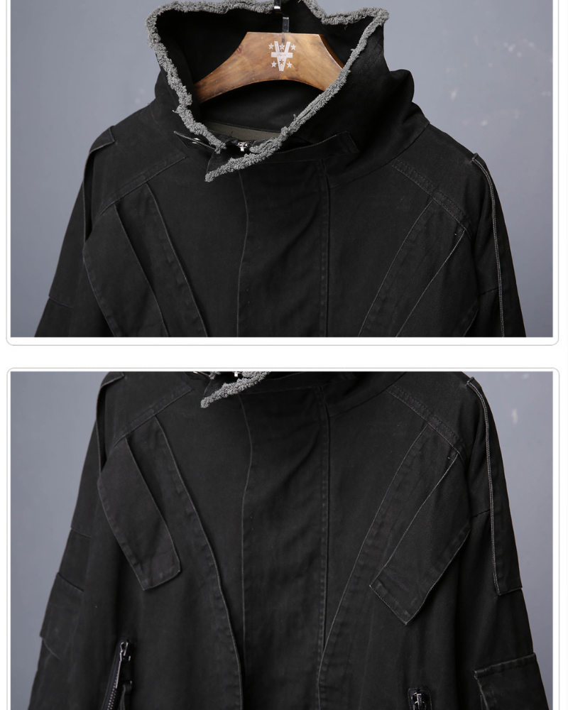 Heavyweight Fake Two-Piece Cargo Jacket