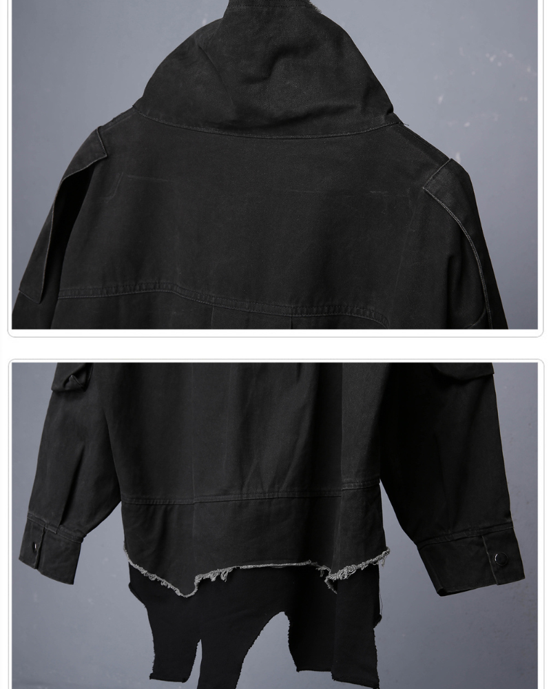Heavyweight Fake Two-Piece Cargo Jacket