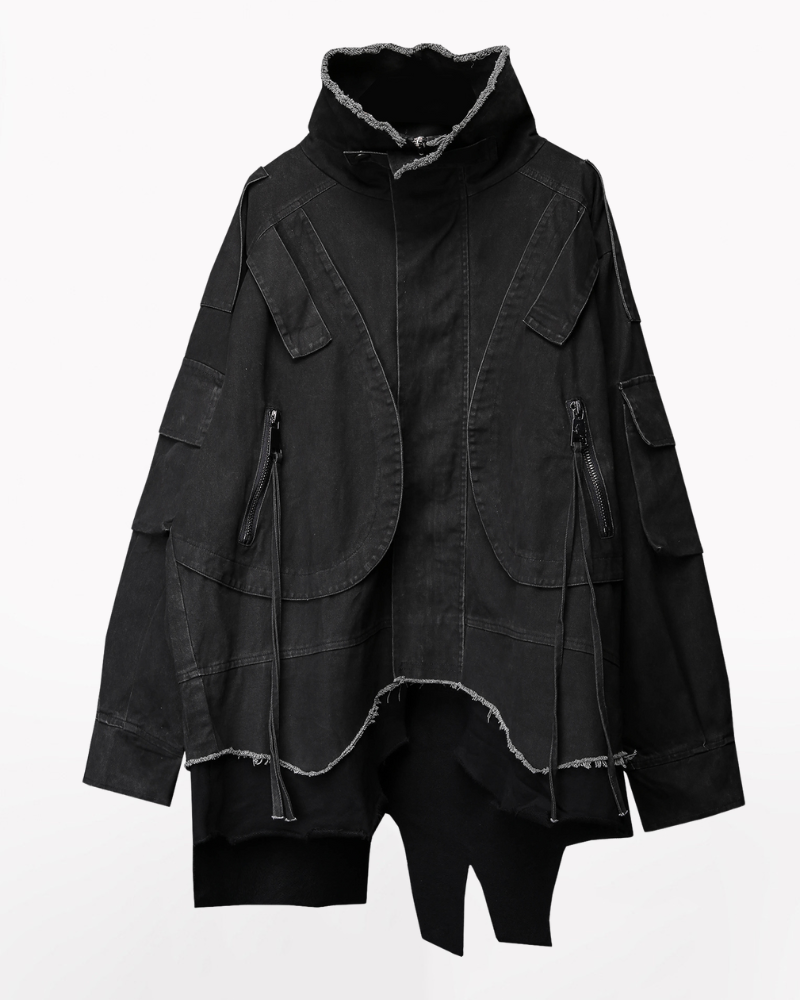 Heavyweight Fake Two-Piece Cargo Jacket