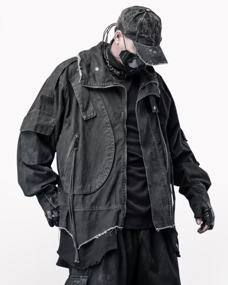 Heavyweight Fake Two-Piece Cargo Jacket