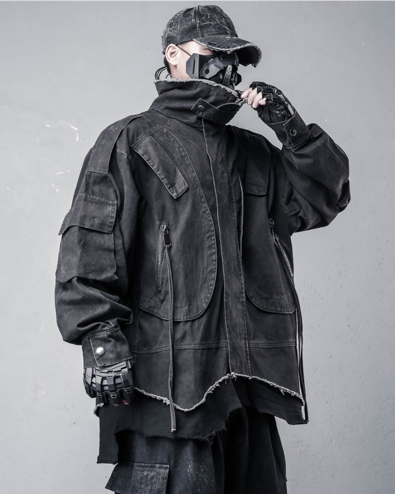 Heavyweight Fake Two-Piece Cargo Jacket
